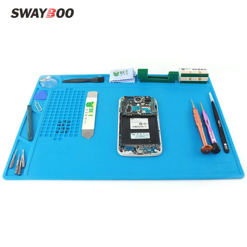 Swayboo термостойкая Магнитная паяльная станция BGA силиконовая теплоизоляционная