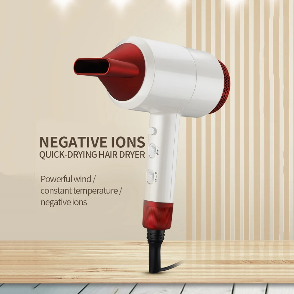 Бытовой профессиональный фен для волос отрицательный мощный электрический из