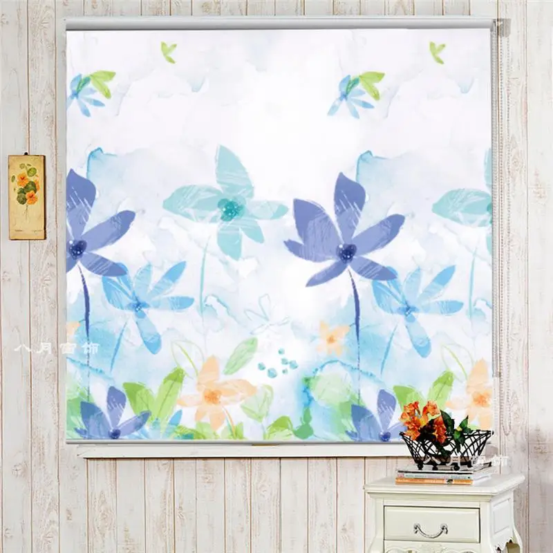 Декоративные жалюзи для дома персиковые шторы окон рулонные жалюзи|Жалюзи и