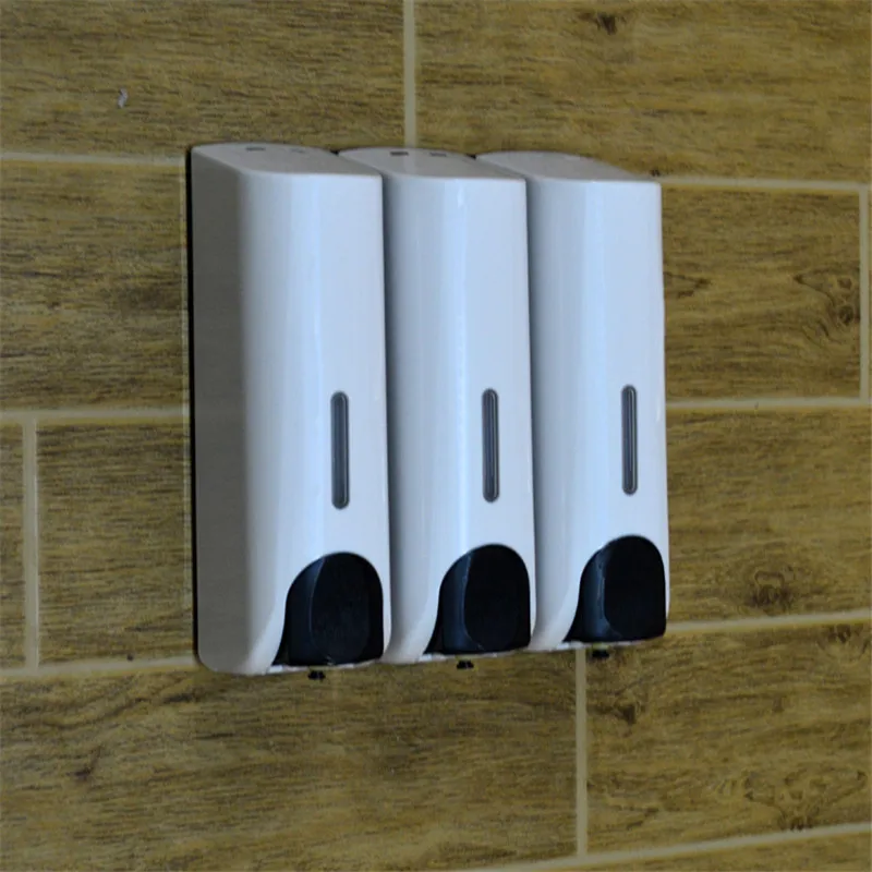 Настенный дозатор жидкого мыла диспенсер для и шампуня в ванную комнату