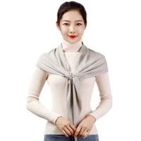 sparsil woman winter knitted pashmina cashmere shawl wool triangle wraps soft warm headband scarf female fashion sweet scarves