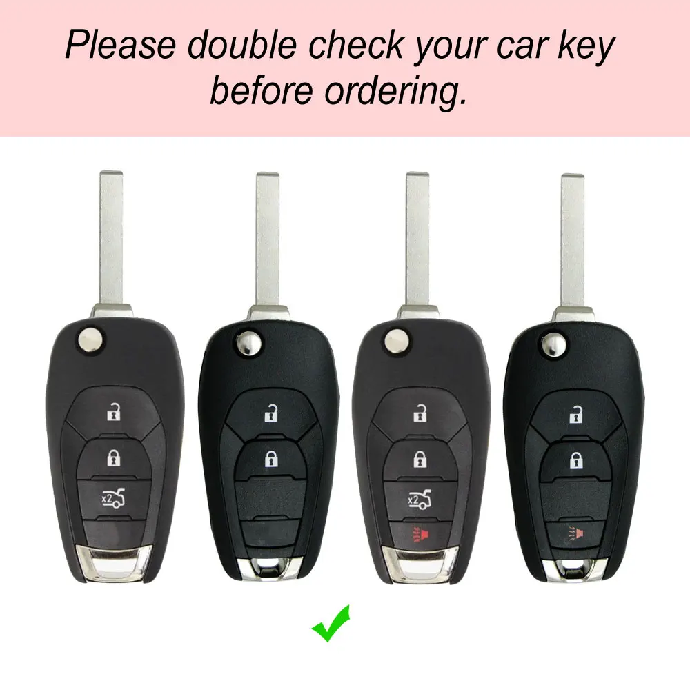 Алюминиевый сплав чехол для ключей автомобиля Chevrolet Cruze 2016 2017 2018 2019 складной