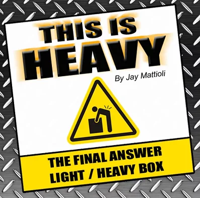 

This Is Heavy By Jay Mattioli - Magic Tricks