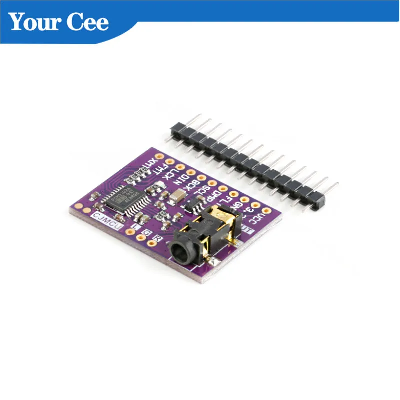 I2S PCM5102A Интерфейс декодер Стерео PCM5102 PLL голосовой модуль с 3 5 мм для наушников