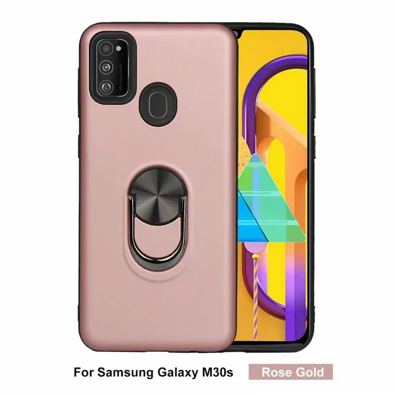 Чехол для телефона Samsung Galaxy M30S чехол из ТПУ с магнитным кольцом держателем