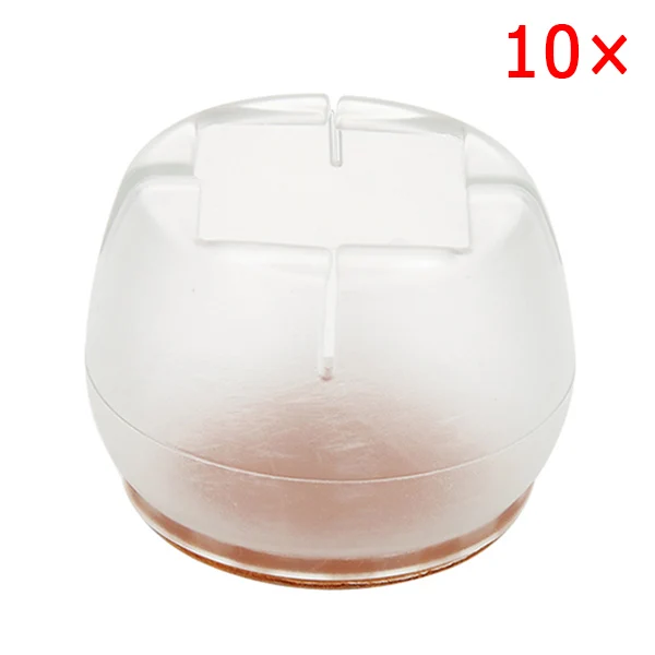 style 1 10pcs Silicone Rectangle Square Round Chair Leg Caps Feet Pads Furniture Table Covers Wood Floor Protectors can CSV - Цвет: style 1