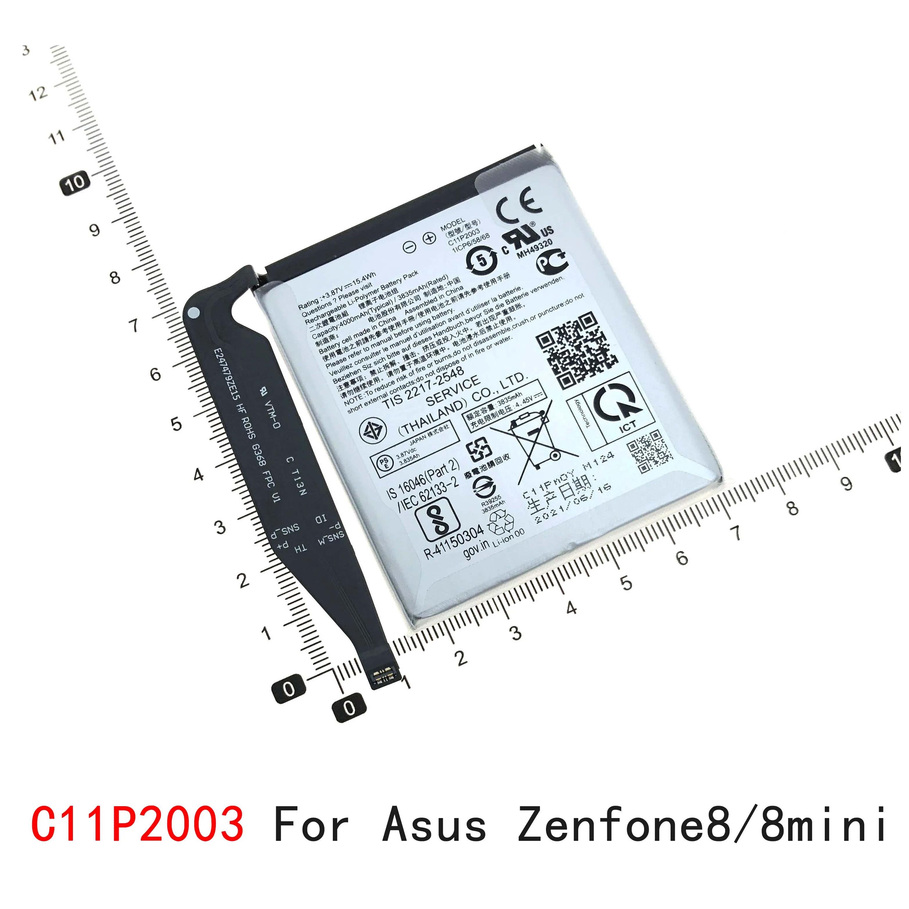 Bater&iacute;a para tel&eacute;fono m&oacute;vil inteligente, pila para Asus Zenfone7 7Pro 5G Zenfone 8 Zenfone8mini ZS673KS I005DA I005DB, C21P2001, 5 5s Pro, C11P1904, C11P2003-4