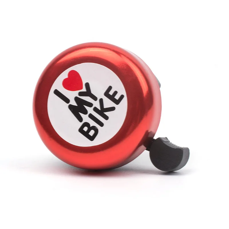 PROMEND милые Безопасность велосипедный Звонок с надписью &quotЯ люблю мою велосипед