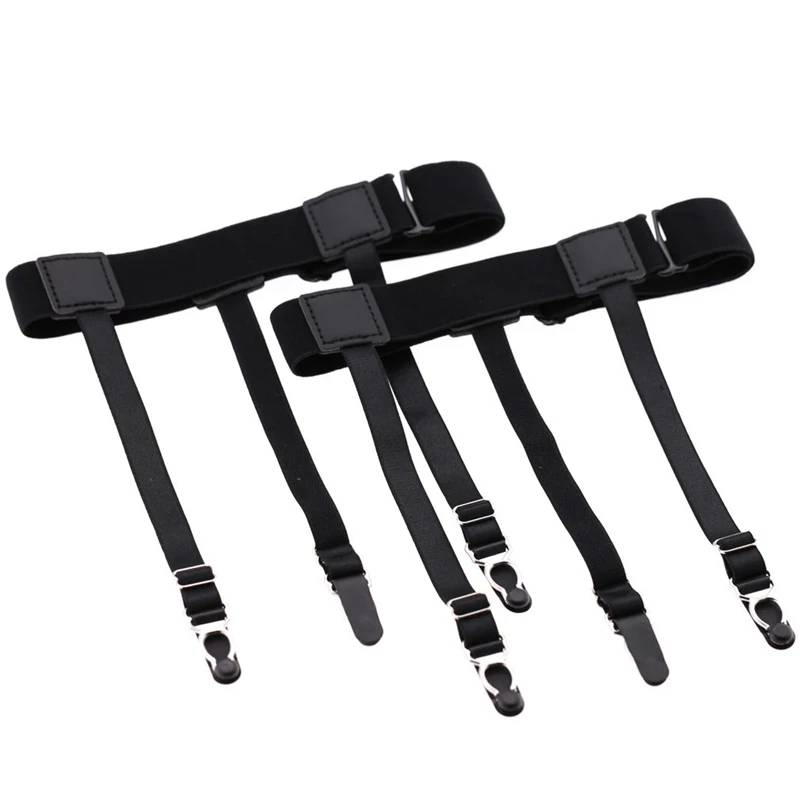 

1 Pair Nylon Belt Thigh Ring Leg Garter Belt Unisex Shirt Men's Shirt Anti-Wrinkle Non-slip Shirt Clip Sexy Comfortable Harness