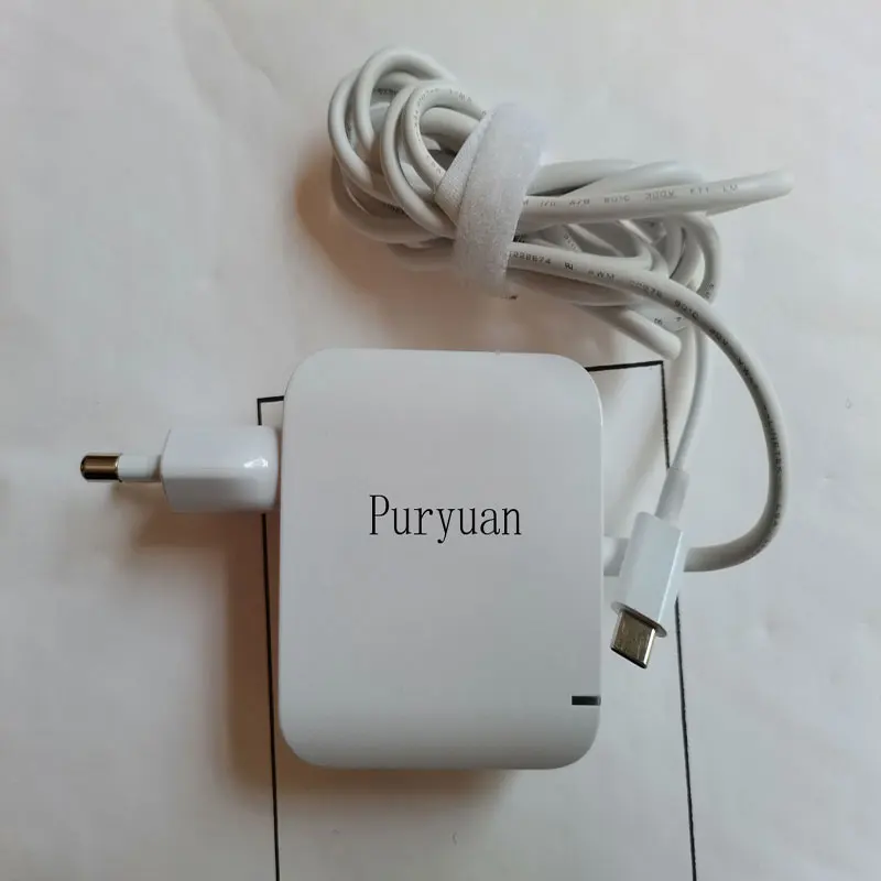 NEW OEM EU 20V 3.25A 65W W18-065N1A PD-65AWNKR USB-C AC Adapter For Samsung 9 NP930MBE-K01US Laptop Original Puryuan Charger