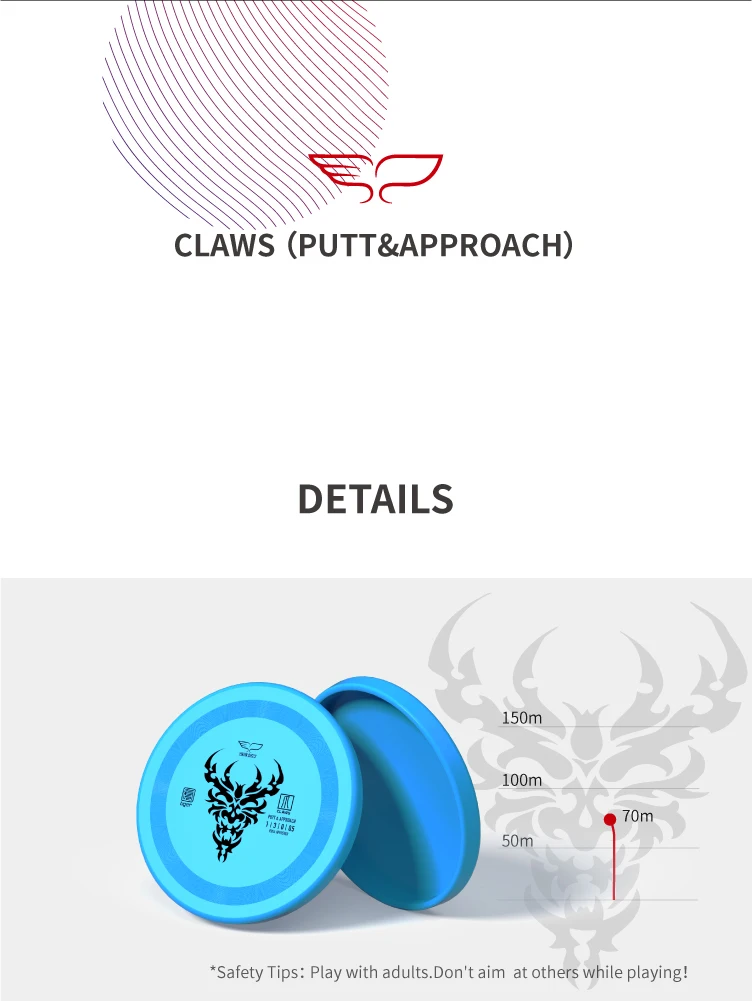 YIKUN диски PDGA одобренный диск Гольф диск клюшки когти Черная пятница