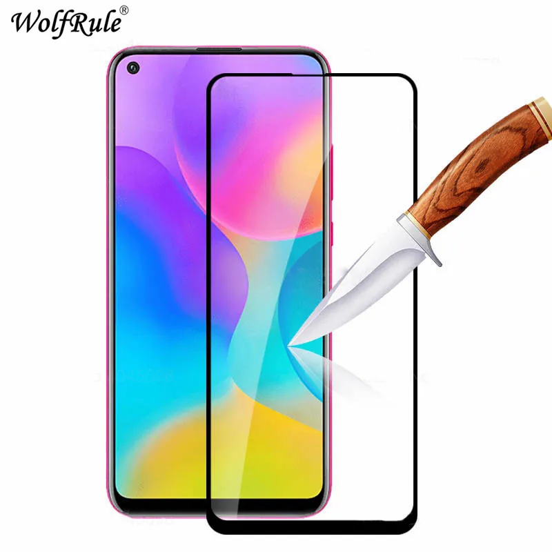 2 шт. защита для ЖК экрана Honor Play 3 закаленное стекло с полным клеем Huawei полное