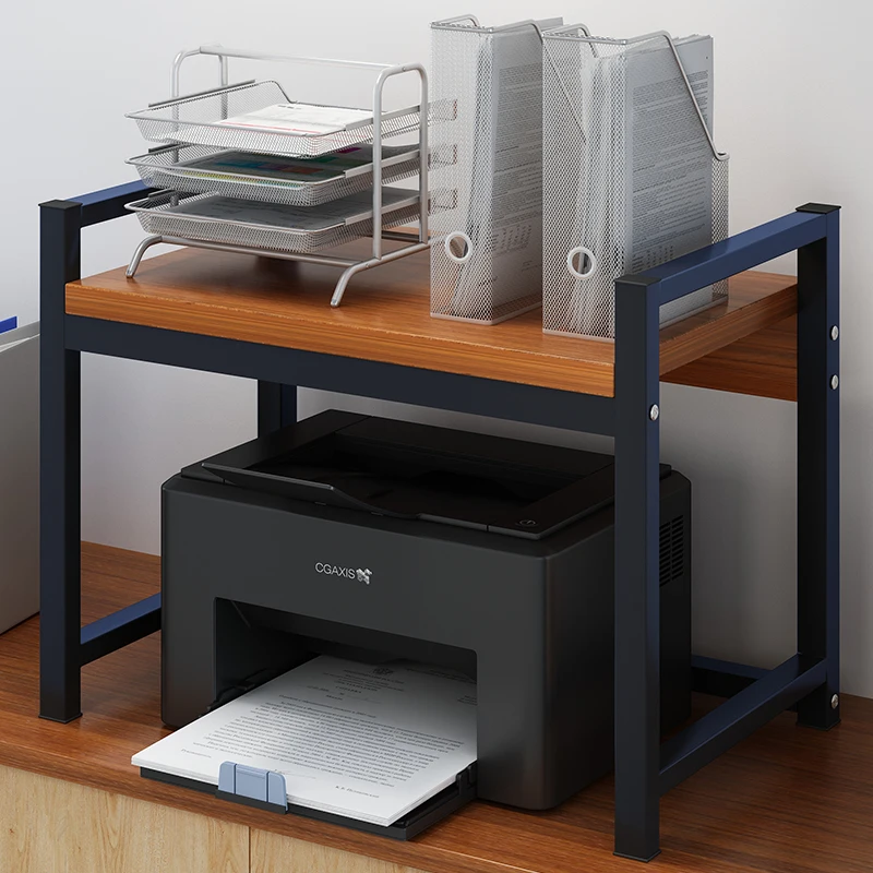 

Printer Rack Office Double-deck Receiving Rack Desktop Document Copier Rack Multifunctional Household Simple Storage Rack