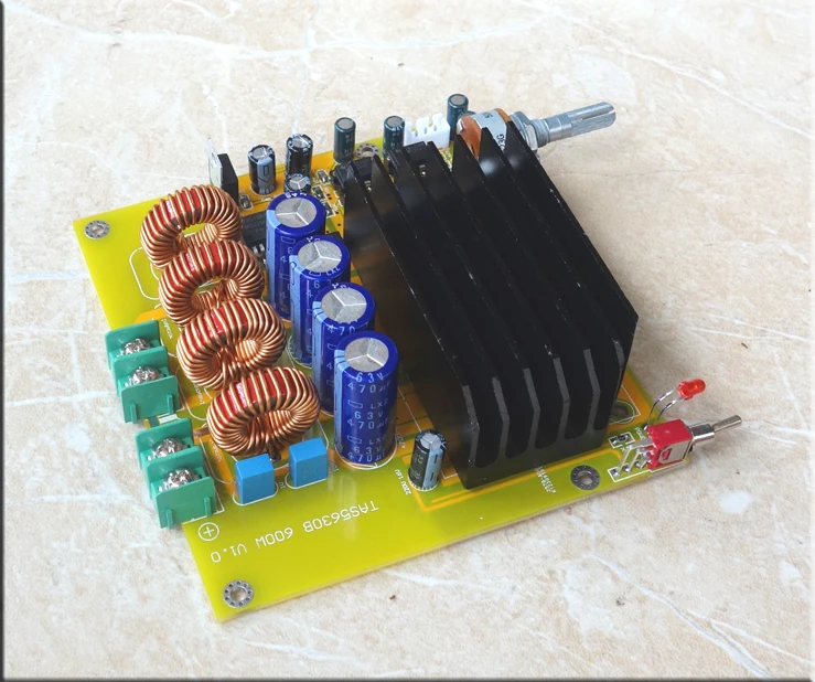 Плата усилителя мощности WEILIANG AUDIO TAS5630D/готовая плата высокой мощности/моно 600 Вт