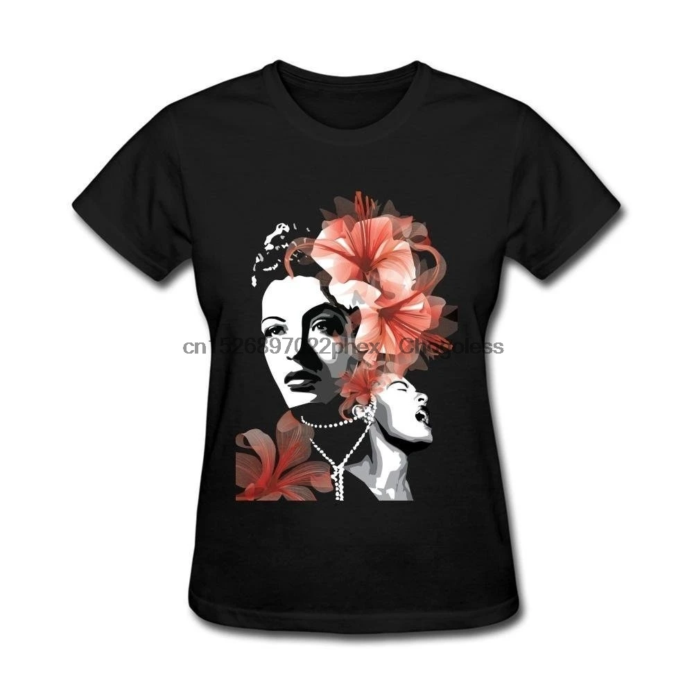 

Women's Billie Holiday T-shirt Sizes XS to 3XL
