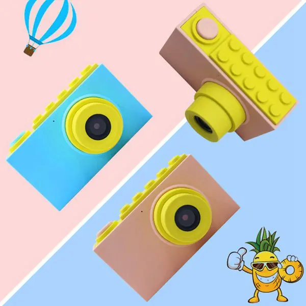 

Kids Digital Camera 2 Inch HD Sn 1080P Rechargeable Cartoon Cute Toys Outdoor Photography