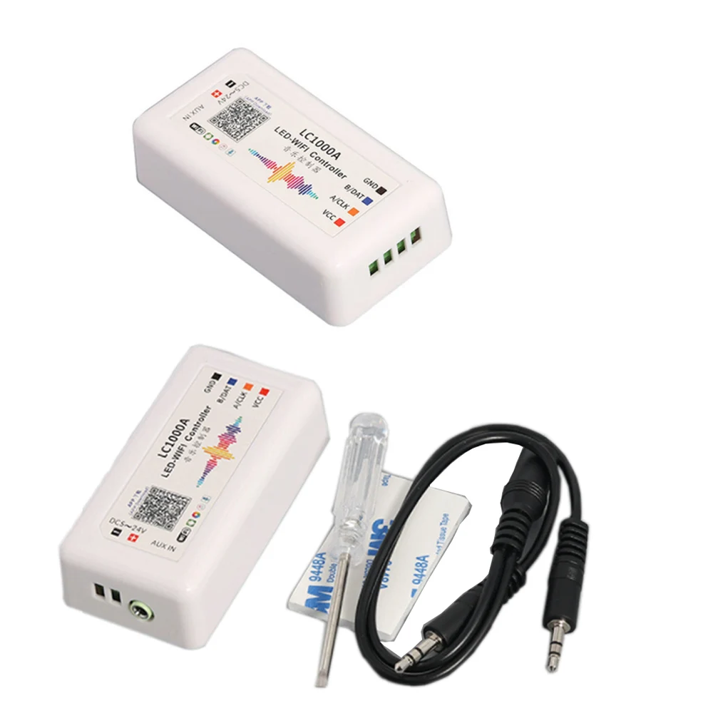LC1000A DC5-24V WIFI-SPI музыкальный спектра Управление Б/у для Светодиодный Цифровой