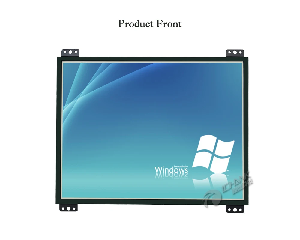 ZK120TN-DY2/12," дюймовый 1024x768 металлический корпус DVI VGA power On Boot Встроенный Открытый каркас промышленный ПК монитор ЖК-экран