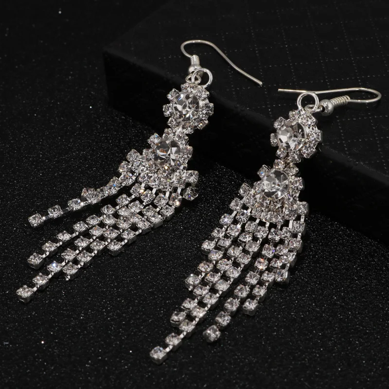 Женские богемные серьги Seblasy длинные висячие с большими круглыми цветными