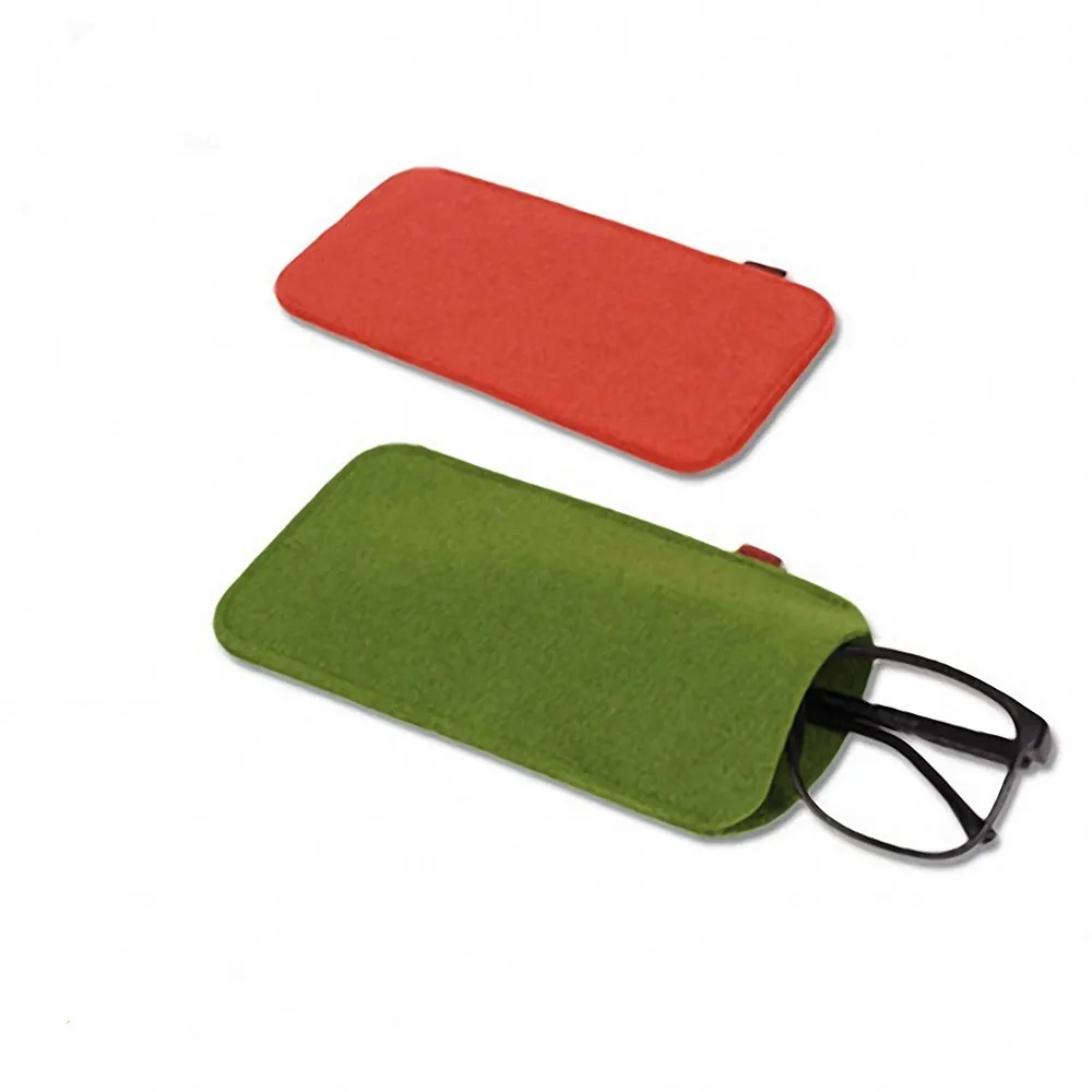 

Простая однотонная фетровая сумка для хранения очков портативный пылезащитный чехол для солнцезащитных очков унисекс сумка-Органайзер дл...