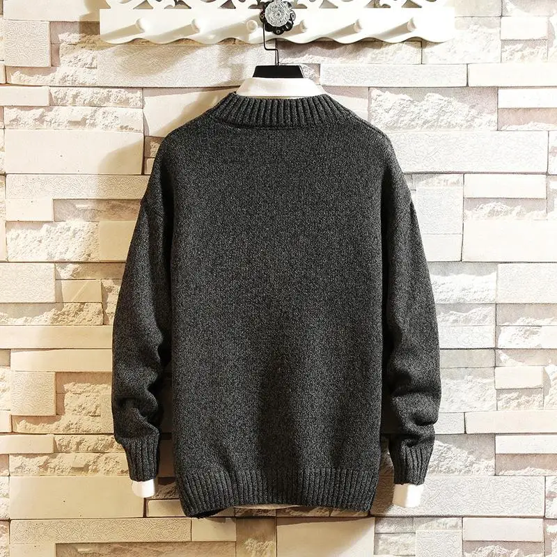 Мужской вязаный свитер 5XL 4XL Осень-зима 2020 Повседневный пуловер с оленями и