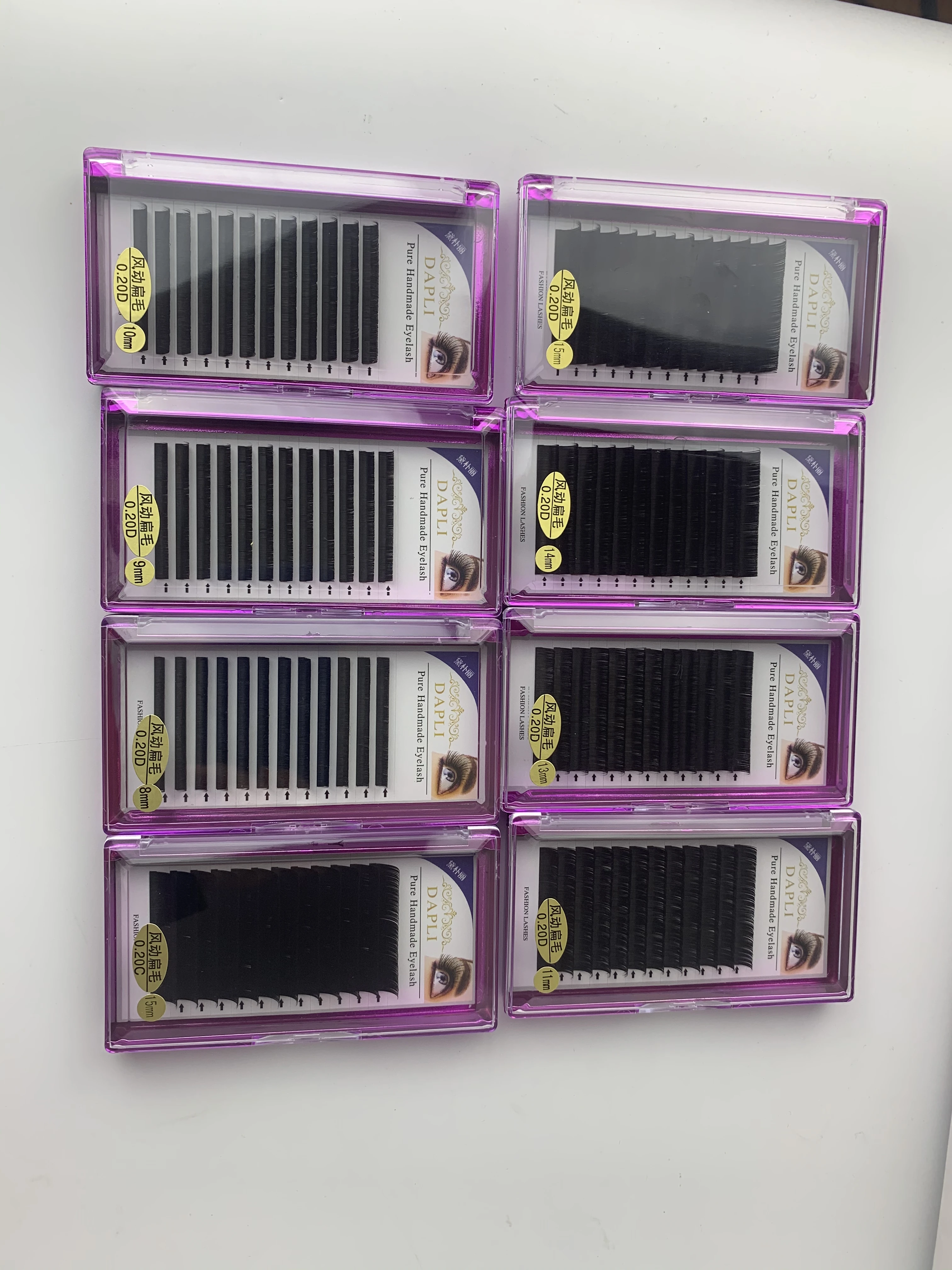 Набор для наращивания ресниц в виде плоского эллипса набор из искусственной