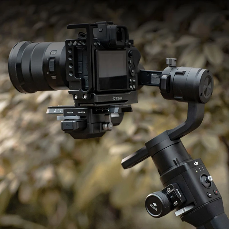 

YC Onion Camera L Bracket Plate Quick Release Plate Holder Arca Swiss with Cold Shoe Mount Adapter for Nikon Z6ii Z6 Z7 Camera