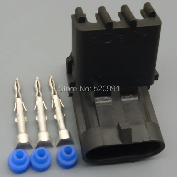 50sets male 2.5mm 3pin Throttle Position Sensor TPS Pigtail Connector universal Cars and Trucks | Cables Adapters &amp Sockets