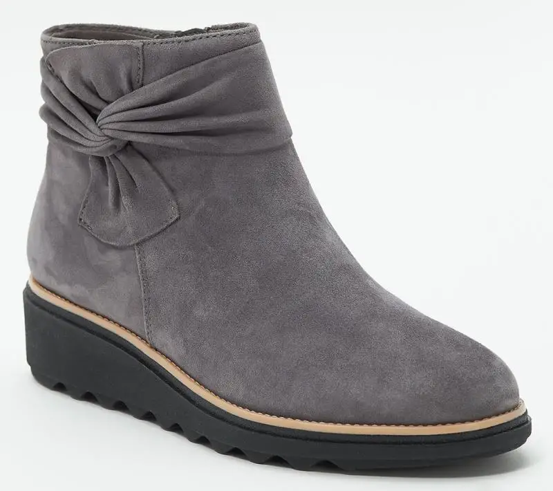 

Autumn Women Modern Boots Side Zipper Platform Shoes Wedges Sewing Lady Boot Mujer Botas Solid Color Casual Shoes for Women