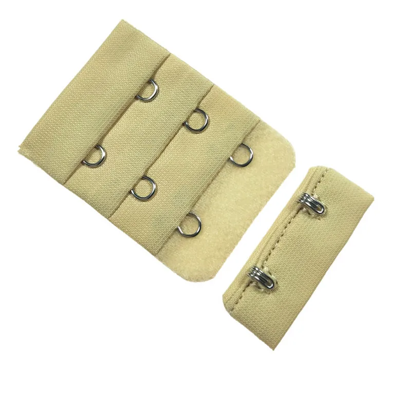 Удлинитель для бюстгальтера 3 ряда 2 крючка крючок и петля под заказ 15 комплектов