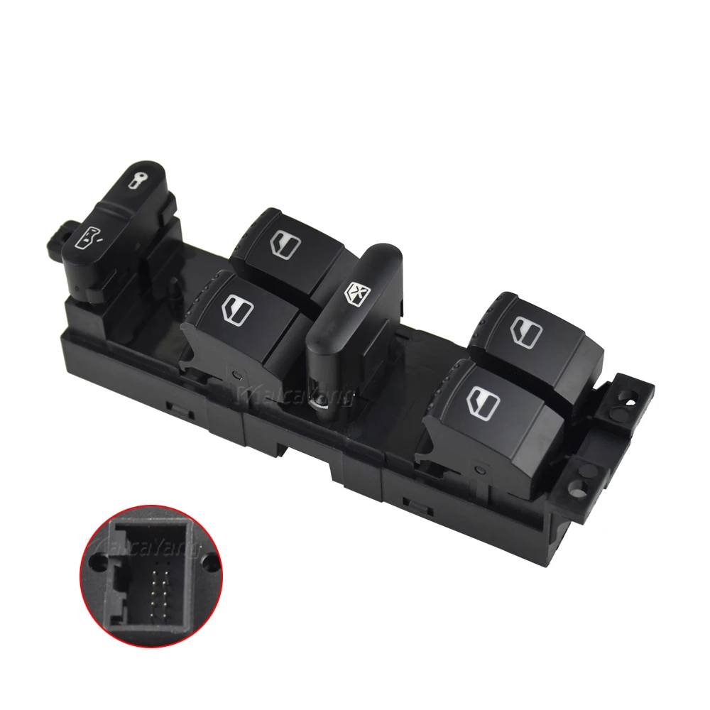 1J4959857 Window Panel Master Control Switch For VW MK4 Bora Seat Skoda Octavia MK1 Fabia Toledo Superb | Автомобили и мотоциклы
