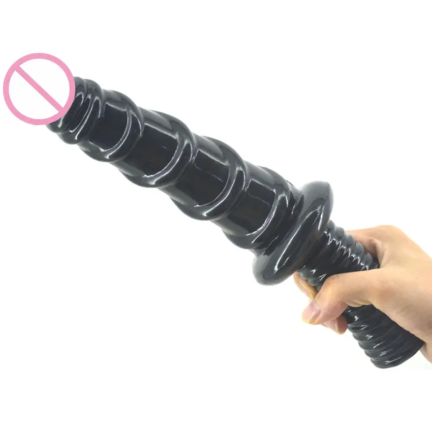FAAK ребристые фаллоимитаторы поддельный член для женщин длинный анальный