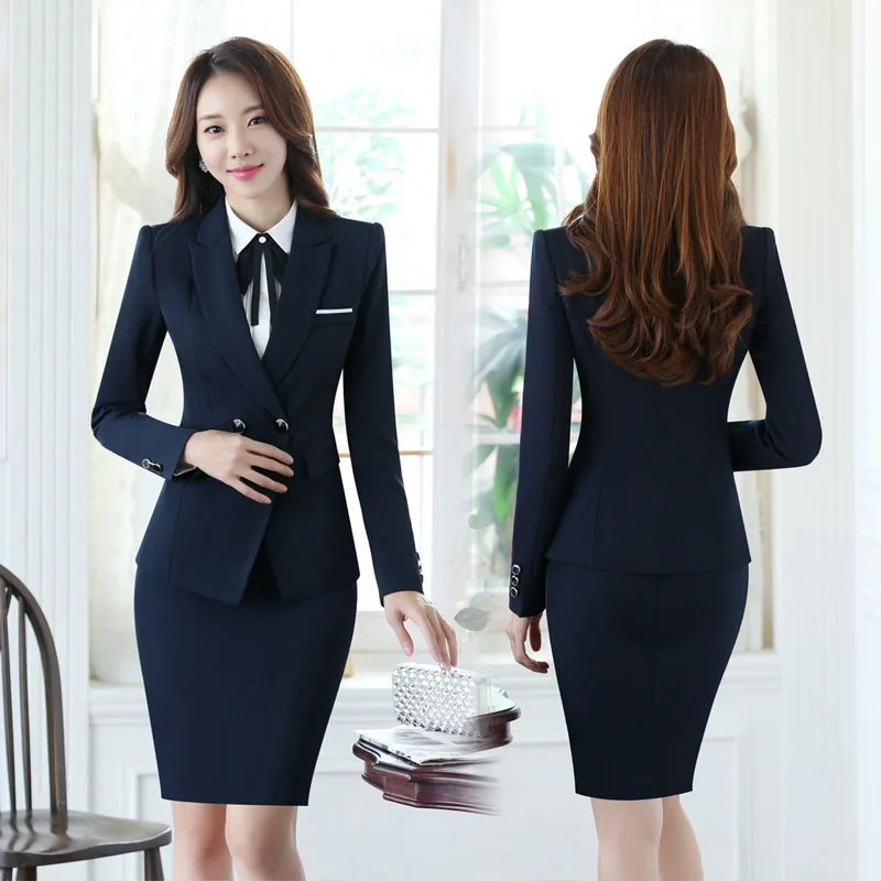 IZICFLY Autumn Winter Professional Office Work Wear Clothes For Women Blazer Trouser Business Elegant Pant Suits Outfit-1 PCS