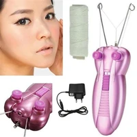 1set professional electric female body face facial hair remover cotton thread depilator shaver lady beauty care machine