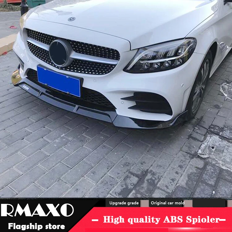 Для Mercedes Benz W206 рассеиватель переднего бампера защитные бамперы для C Class C200 C180