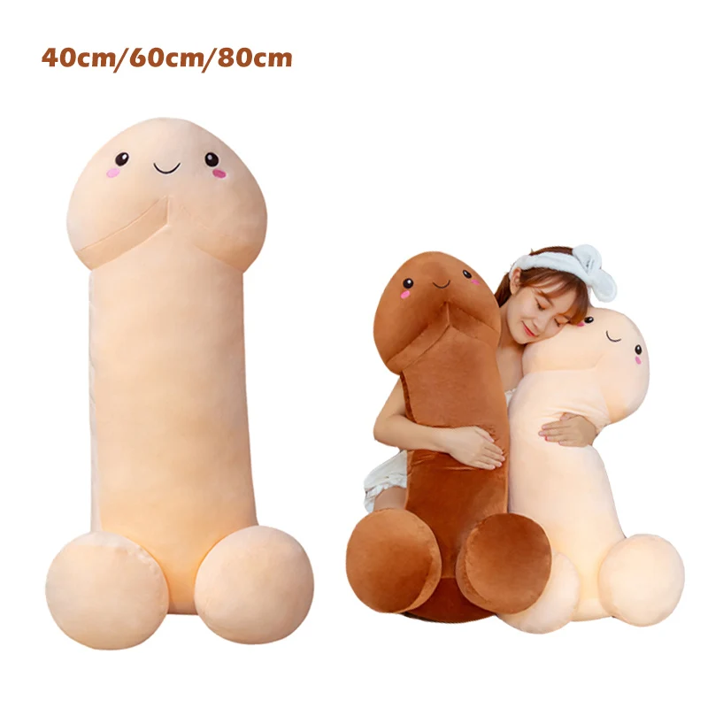 Симпатичные сапоги с высоким голенищем из плюша игрушка пенис творческий Kawaii