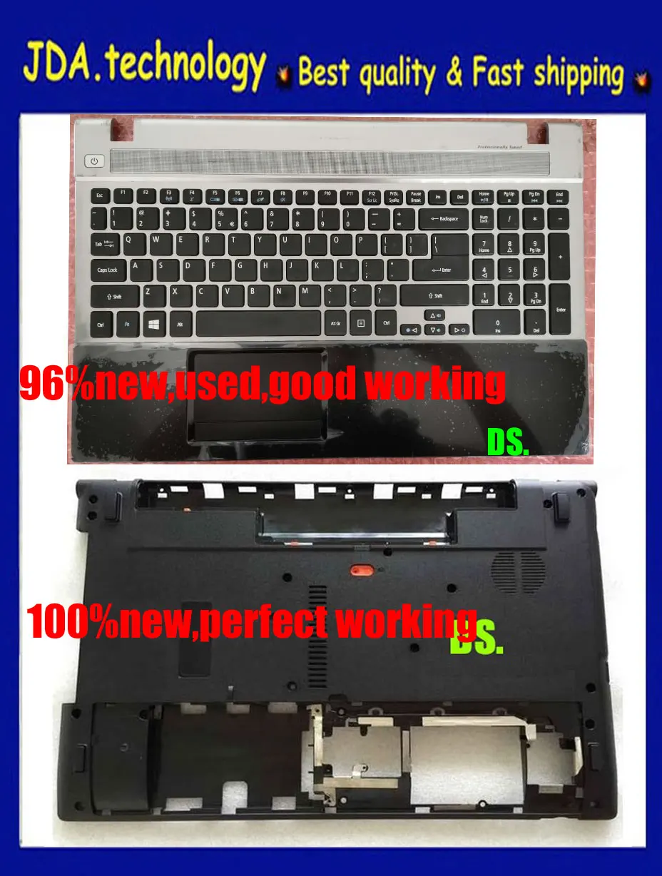 95% Новый для Acer Aspire V3 v3 551 551G 531 531g 571 571G Palmrest клавиатура верхняя крышка & низ