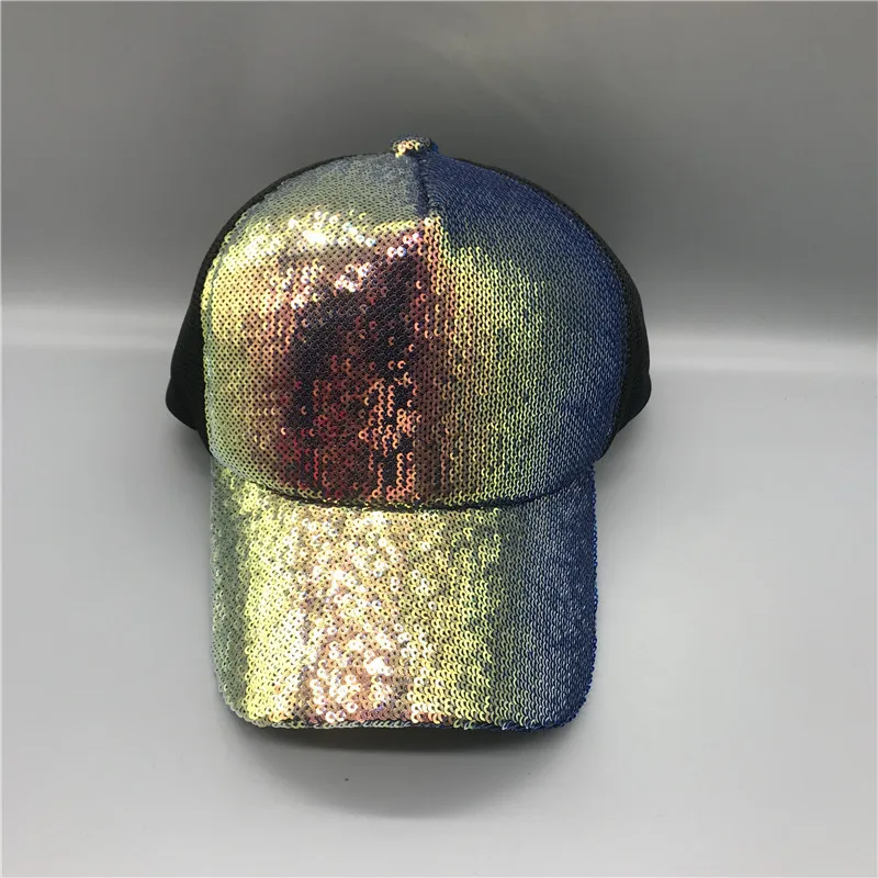 

Summer Baseball Caps Girl Fashion Women's Rhinestone Hats Diamond Sun Cap Solid color