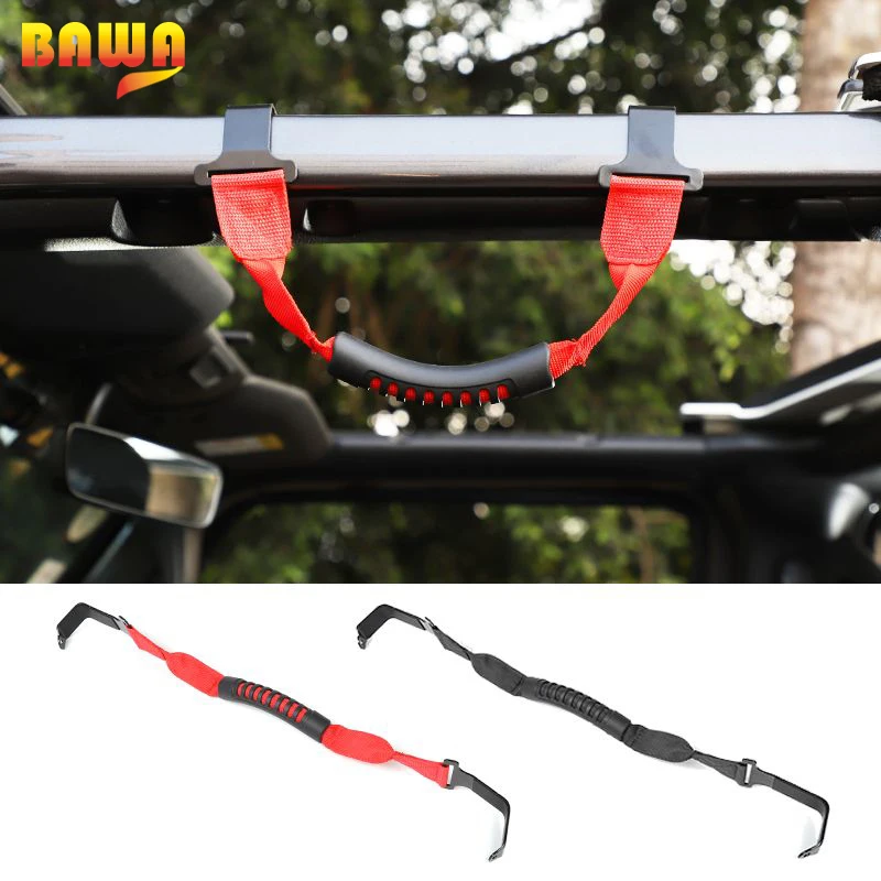 

Универсальный автомобильный держатель BAWA, нейлоновая ручка для заднего сиденья, съемный подголовник