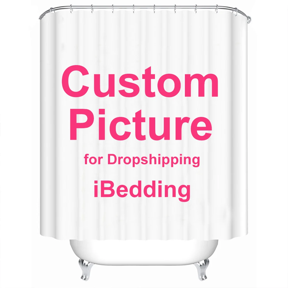 

Shower Curtain with Hooks Bathroom Waterproof Merry Christmas Polyester Fabric Home Textile Designer Custom Modern Luxury