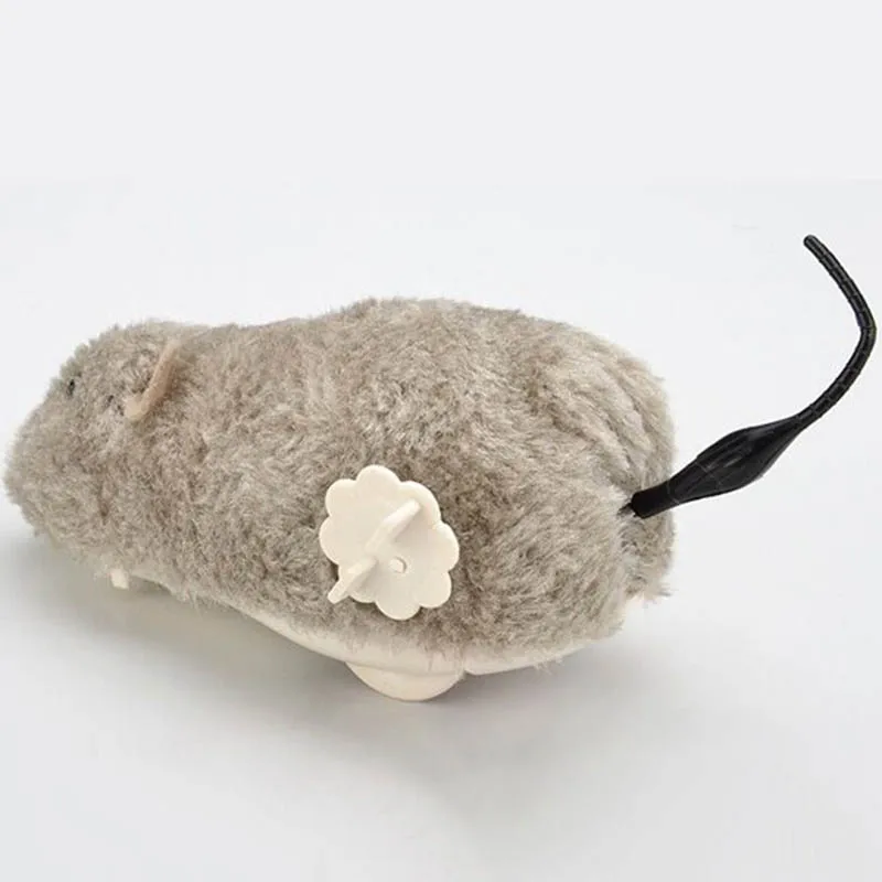 Плюшевая игрушка в виде животных поддельная мышка хомяка с заводным механизмом