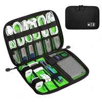 cable organizer storage bags system kit case usb data cable earphone wire pen power bank digital gadget devices travel bags