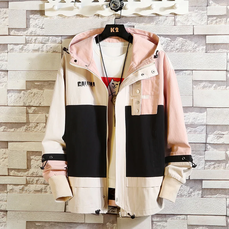 Повседневная куртка в английском стиле новинка 2020 демисезонная Мужская