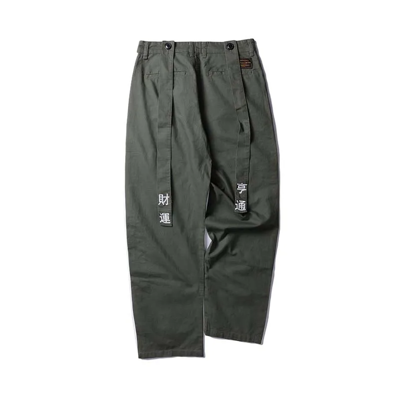 UNCLEDONJM вышивка китайские мужские брюки-Карго повседневные шаровары штаны для