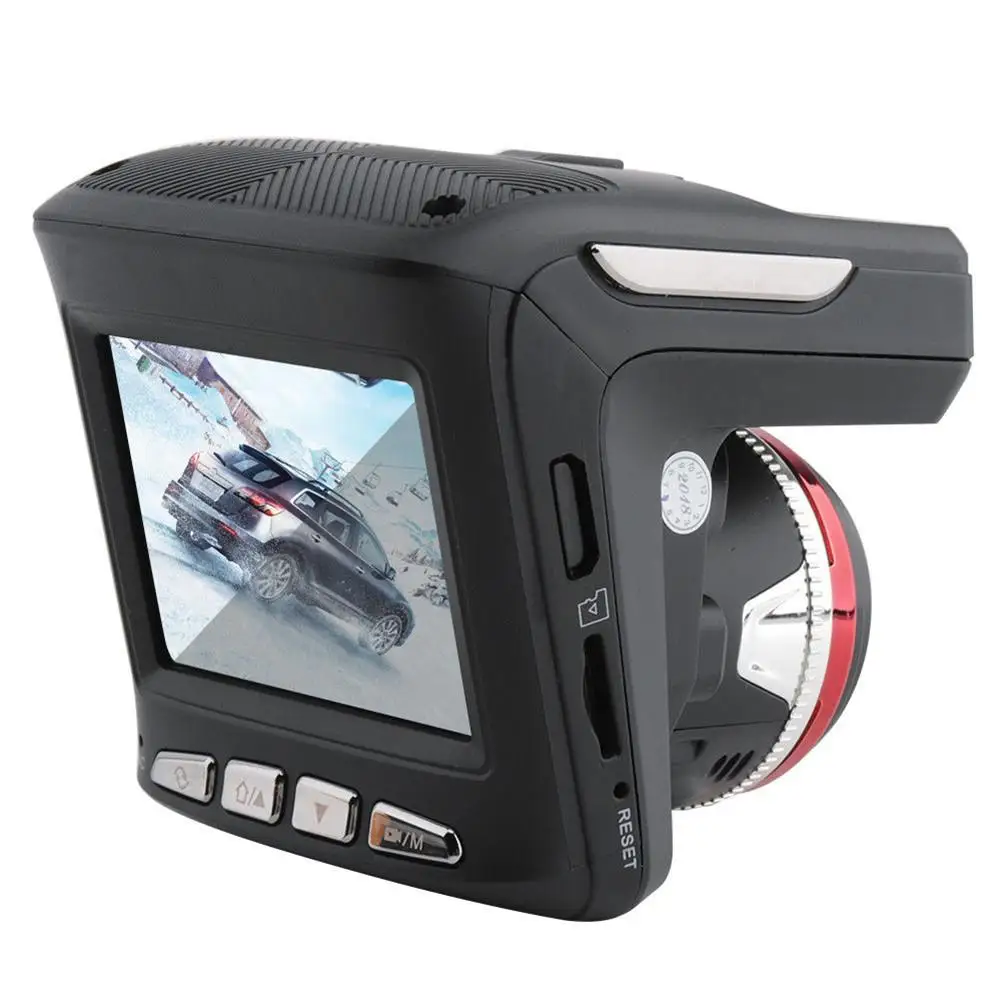 2 in 1 radar dvr hd 1080p built in car laser detector car camera anti radar detector 170 degree wide angle len laser speedometer free global shipping