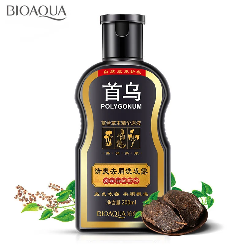 BIOAQUA многоцветный шампунь из полигонама против перхоти для защиты волос