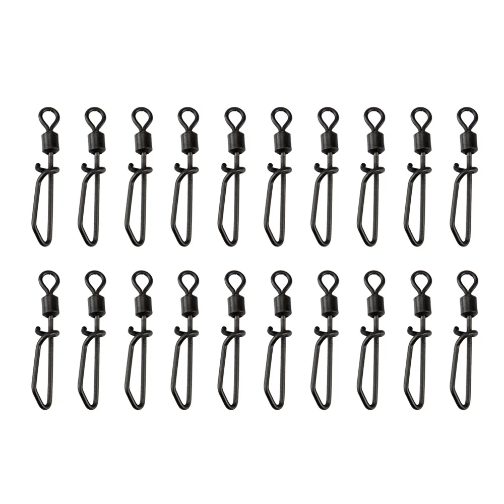 20/40 шт. рыболовный Вертлюг оснастка рыболовные Вертлюги Карп Рыбалка Терминал