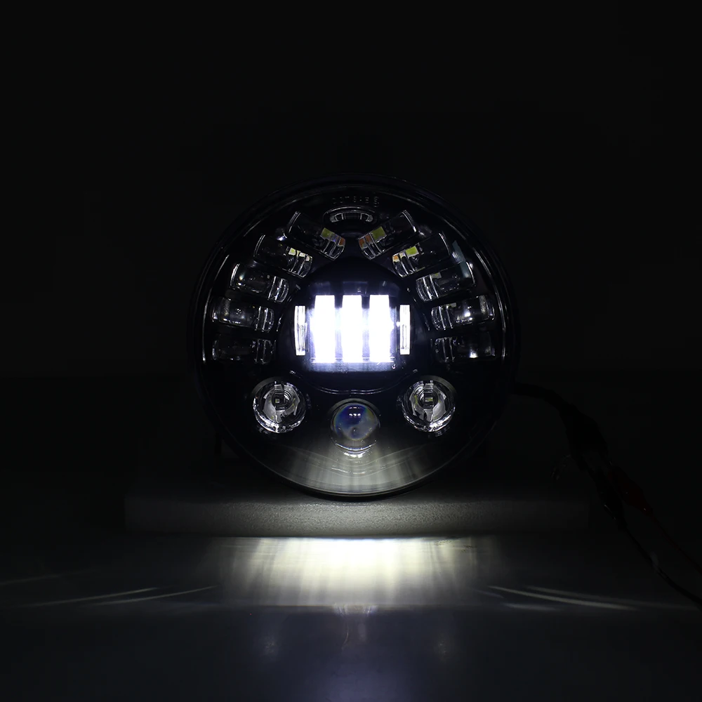 

7 Inch Round Super White LED Headlight for Davidson Softail Touring Electra Road King street Glide