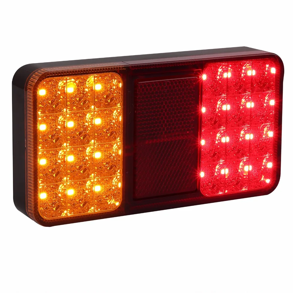AUTOUTLET 2 шт. для задних фонарей Водонепроницаемый 12 в задний стоп 24LED индикатор тормоза грузовик прицеп задние фонари