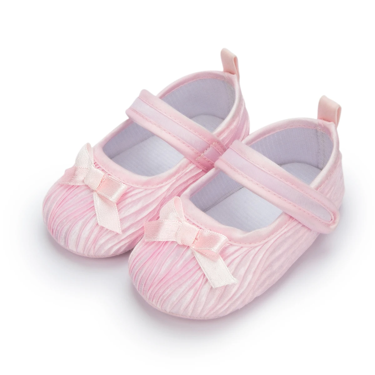 

KIDSUN Newborn Baby Girls Shoes First Walkers Butterfly-knot Summer Toddler Princess Shoes Party Wedding Baby Girl Crib Shoes